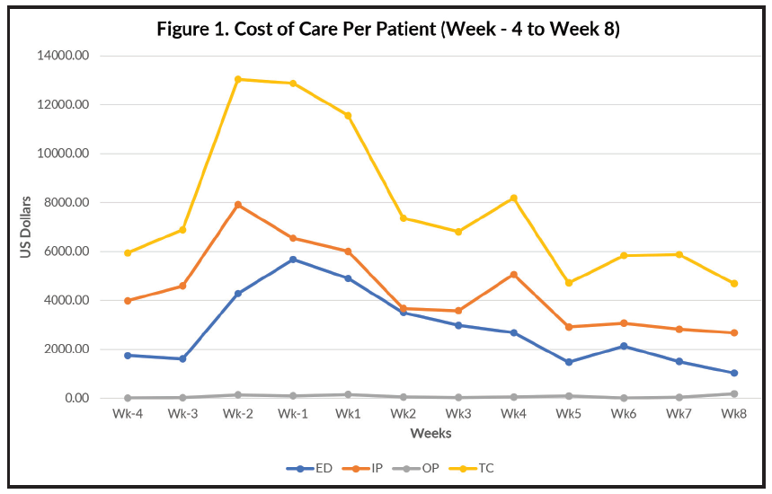 Figure 1 - Cost of Care Per Patient