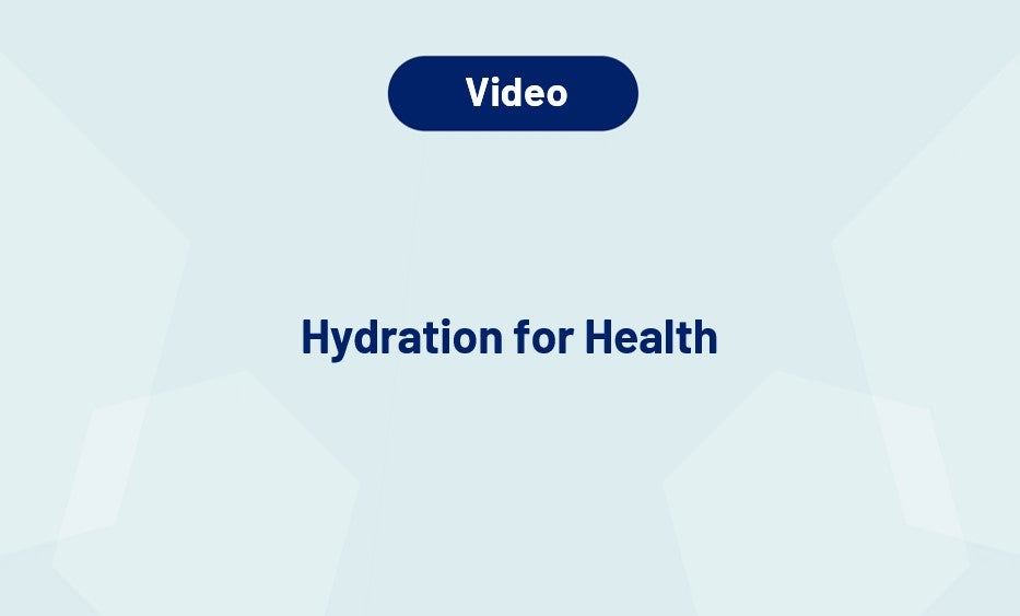 Hydration for Health