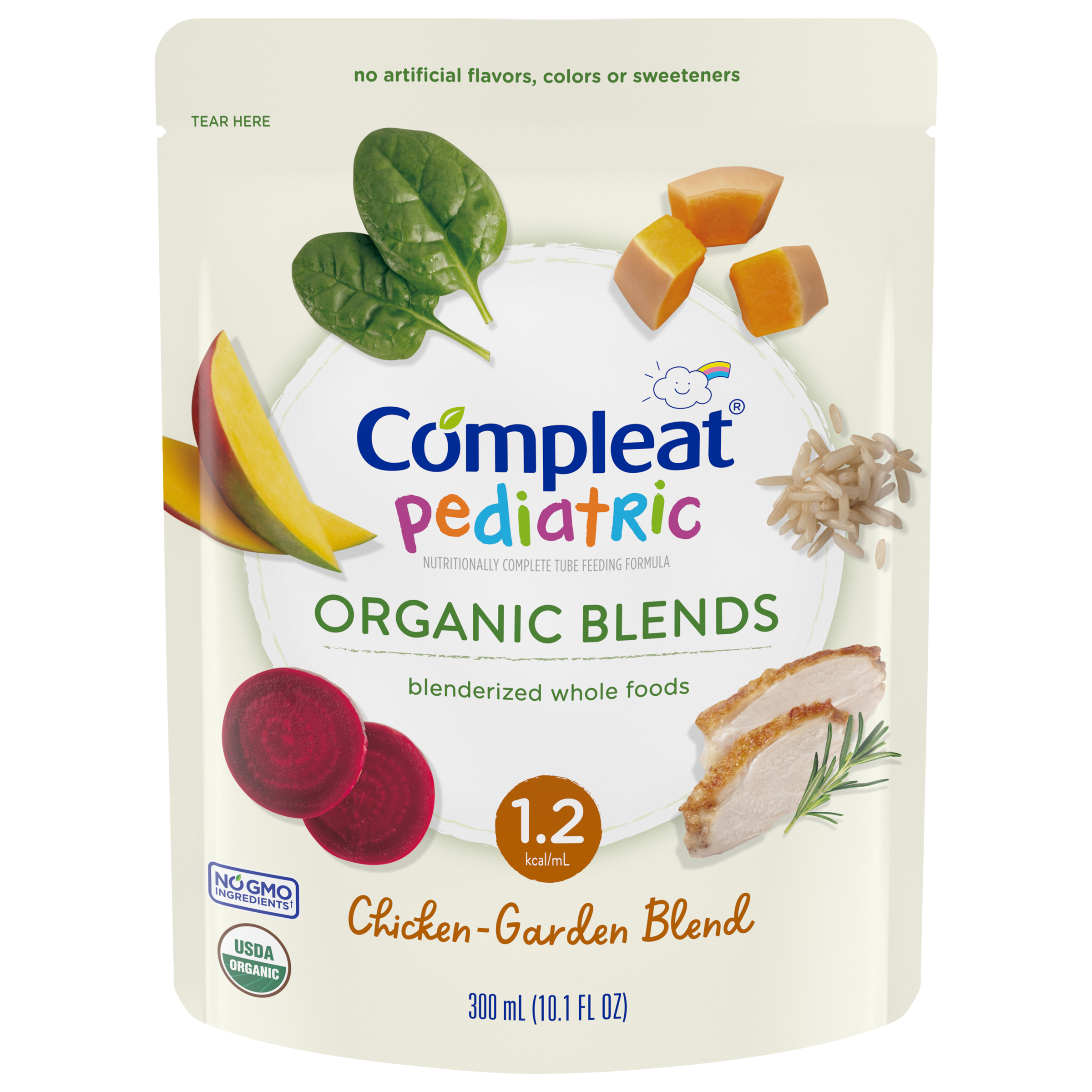 Compleat® Pediatric Organic Blends Chicken-Garden Compleat® Pediatric Organic Blends Chicken-Garden