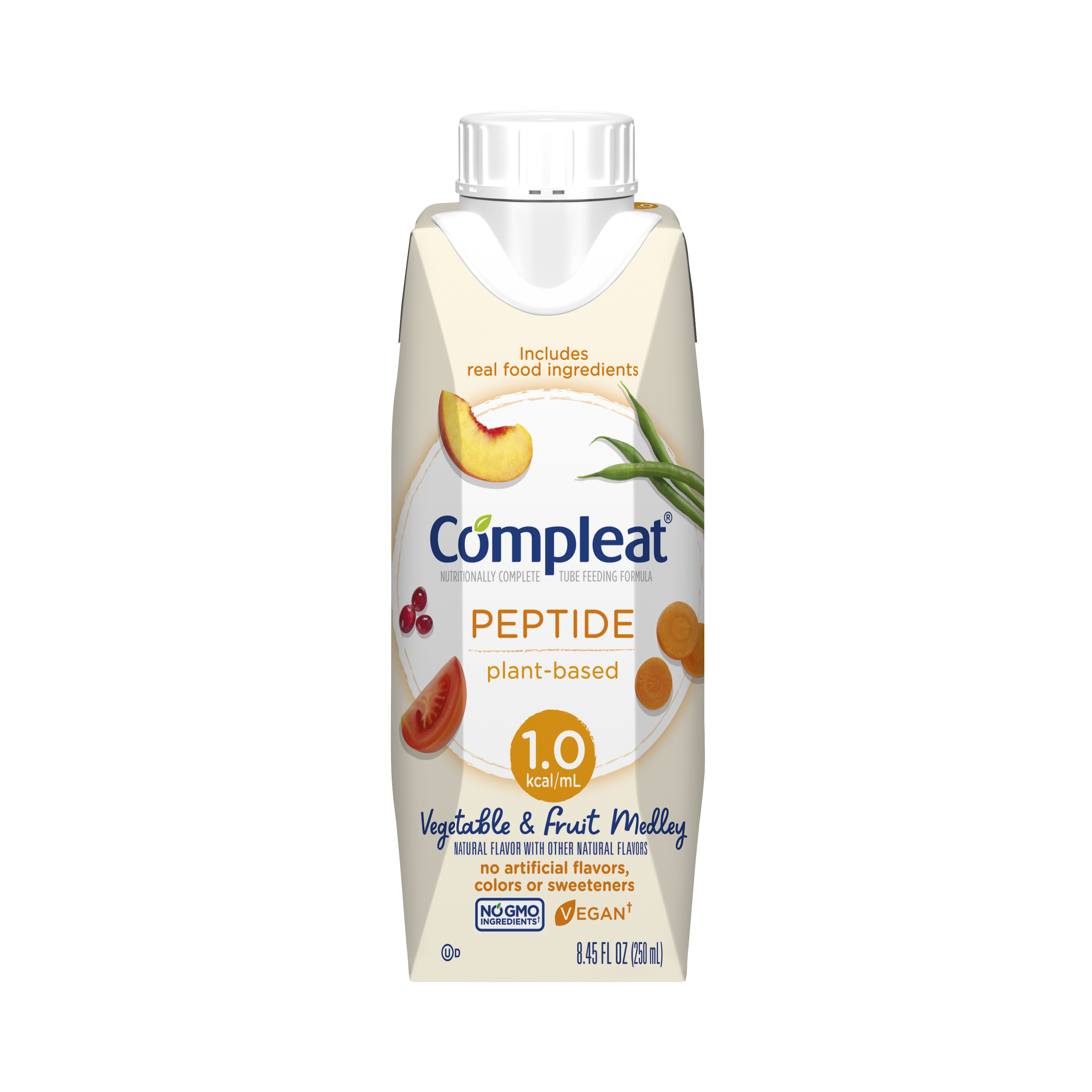 Compleat® Peptide 1.0 Plant-based tube feeding formula